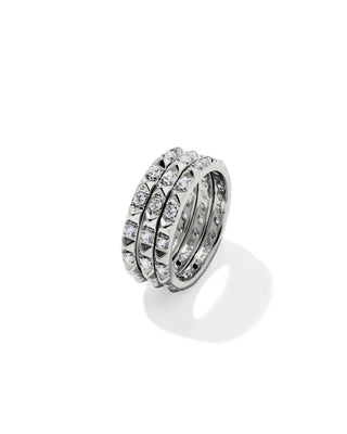 Kendra Scott Jewelry - Rings Fate Silver Ring Set of 3