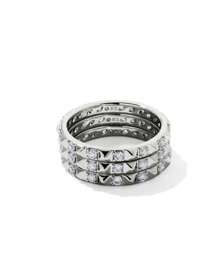 Kendra Scott Jewelry - Rings Fate Silver Ring Set of 3
