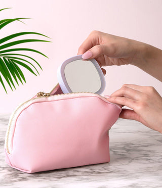 Lemon Lavender Home - Personal Care Lemon Lavender LED Light Up Mini Mirror 3 Colors