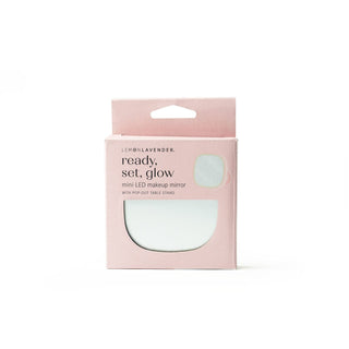 Lemon Lavender Home - Personal Care Lemon Lavender LED Light Up Mini Mirror 3 Colors