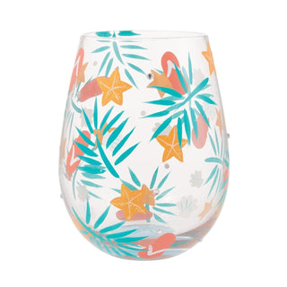 Lolita Glasses Home - Drinkware Lolita Stemless Wine Glass Beachful Bliss