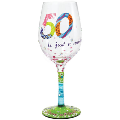 Lolita Glasses Home - Drinkware Lolita Wine Glass 50th Birthday