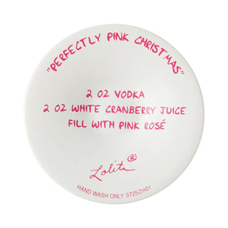 Lolita Glasses Home - Drinkware Perfectly Pink Christmas Lolita Wine Glass