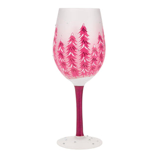 Lolita Glasses Home - Drinkware Perfectly Pink Christmas Lolita Wine Glass