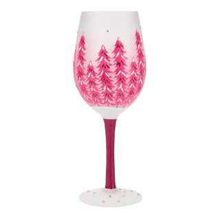 Lolita Glasses Home - Drinkware Perfectly Pink Christmas Lolita Wine Glass