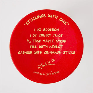 Lolita Glasses Home - Drinkware Stockings with Care Lolita Wine Glass