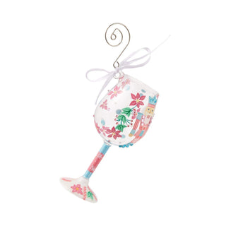 Lolita Glasses Home - Seasonal Nutcracker Delight Mini Wine Glass Ornament