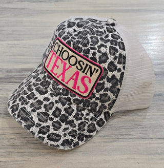 Lucky Girl Accessories - Hats Choosin' Texas Baseball Hat