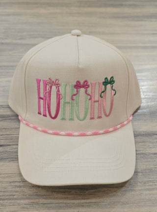 Lucky Girl Accessories - Hats Ho Ho Ho Baseball Hat