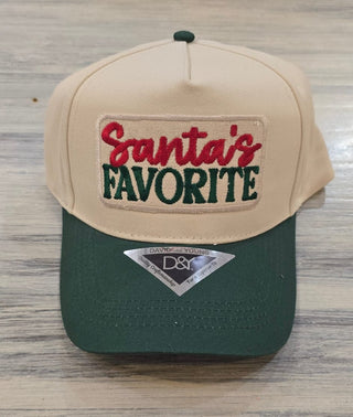 Lucky Girl Accessories - Hats Santa's Favorite Baseball Hat