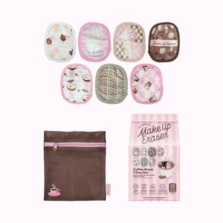 MakeUp Eraser Home - Personal Care Coffee Break Makeup Eraser 7 Day Set