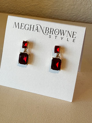 Meghan Browne Style accessories-earrings Rene Ruby Dangle Earrings