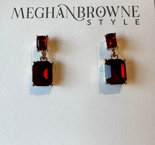 Meghan Browne Style accessories-earrings Rene Ruby Dangle Earrings