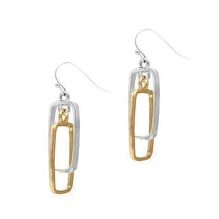 Meghan Browne Style Jewelry - Earrings River Rectangle Earrings