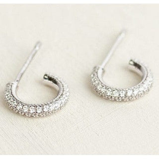 Meghan Browne Style Jewelry - Earrings Sofi Hoop Earrings Earrings in Silver or Gold