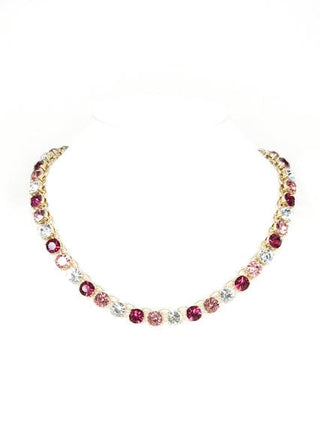 Meghan Browne Style Jewelry - Necklaces Pink Multi Stone Statement Necklace