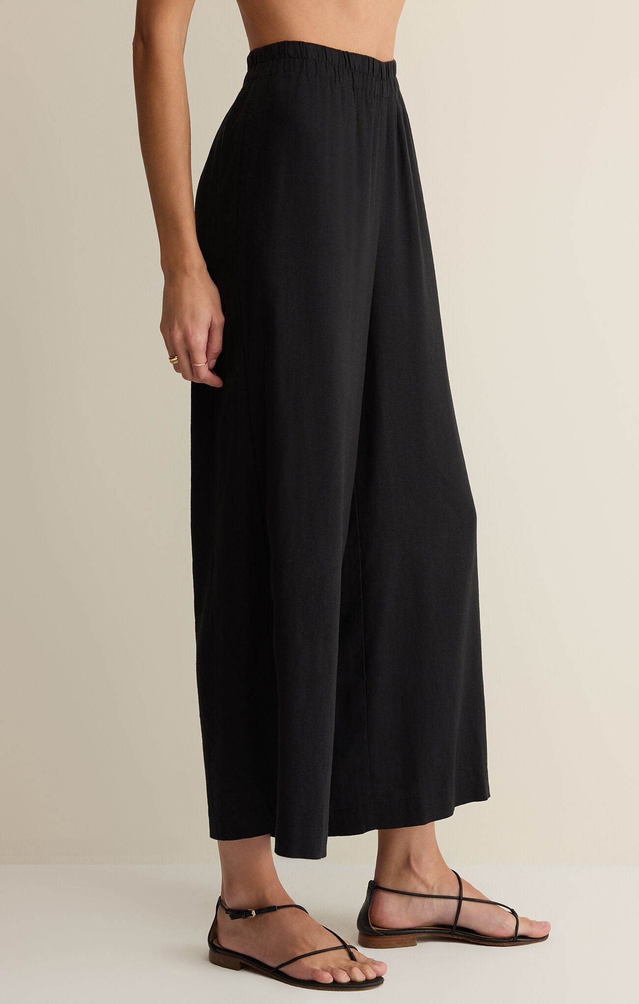 Scout Linen Pant Black