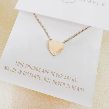 Pretty Simple Jewelry - Necklaces Sweet Heart Gift Necklace Soul Sister