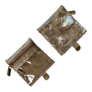 PurseN Home - Travel Lighted Mirror Case Glimmer Leopard