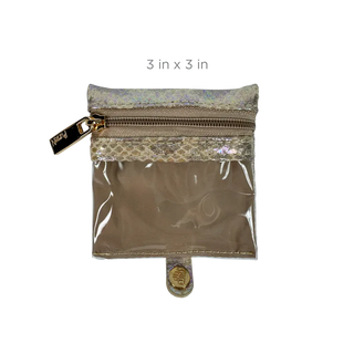 PurseN Home - Travel Lighted Mirror Case Glimmer Leopard