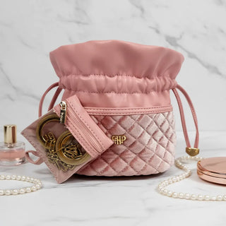 PurseN Home - Travel Ultra Jewelry Case Blush Velvet