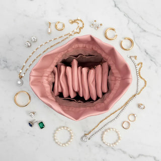 PurseN Home - Travel Ultra Jewelry Case Blush Velvet