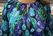 Ronnie Salloway & Co, Inc Tops - Blouse Final Sale 3/4 Sleeve Floral Print Purple/Blue