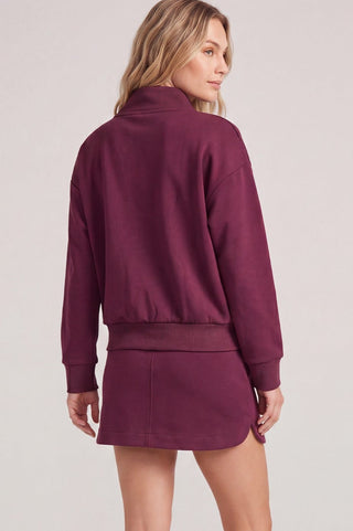 She + Sky Sets Long Sleeve Half Zip Top & Mini Skort Set