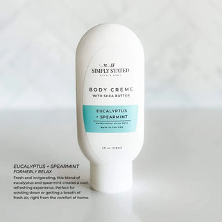 Simply Stated Bath & Body Home - Personal Care 4 oz Lotion  Eucalyptus + Mint