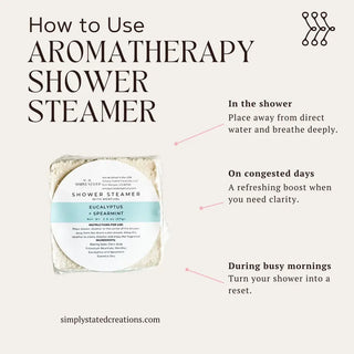 Simply Stated Bath & Body Home - Personal Care Lavender + Vanilla Shower Steamer Single