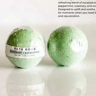 Simply Stated Bath & Body Home - Personal Care Rosemary + Eucalyptus Bath Bomb
