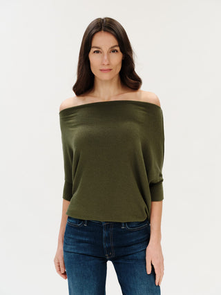 Six Fifty Clothing Tops - Blouse Anywhere Top Short Sleeve Cedar Green