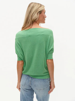 Six Fifty Clothing Tops - Blouse Anywhere Top Short Sleeve Kelly Green