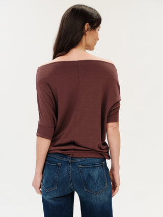 Six Fifty Clothing Tops - Blouse Anywhere Top Short Sleeve Raisin