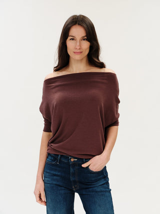 Six Fifty Clothing Tops - Blouse Anywhere Top Short Sleeve Raisin