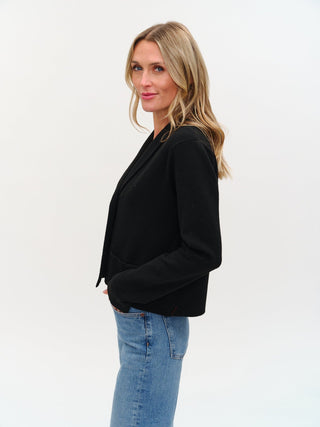 Six Fifty Clothing Tops - Outerwear - Blazers Sale Lynn Knit Blazer Black