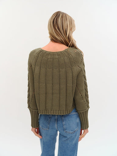 Six Fifty Clothing Tops - Sweaters Sale Alexa Cable Knit Long Sleeve Sweater