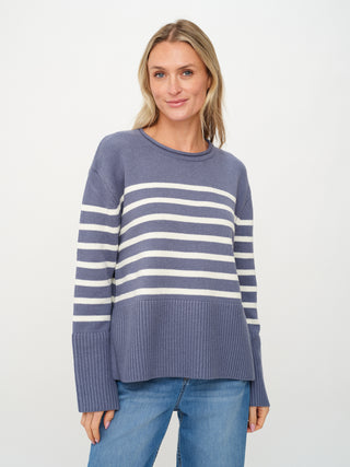 Six Fifty Clothing Tops - Sweaters Xsm Sale Geralyn Striped Sweater