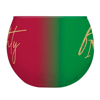 Slant Home - Drinkware Feeling Naughty + Feeling Nice Roly Poly Wine Glass