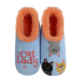 Snoozies Loungewear- Sleepwear - Slippers Sm Snoozies Cat Lady