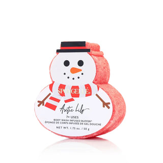 Spongelle Home - Personal Care Artic Lilly Snowman Holiday Buffer 4 Scents