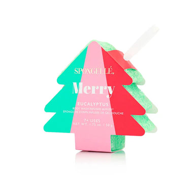 Spongelle Home - Personal Care Eucalyptus/Merry Holiday Tree Buffer 4 Scents