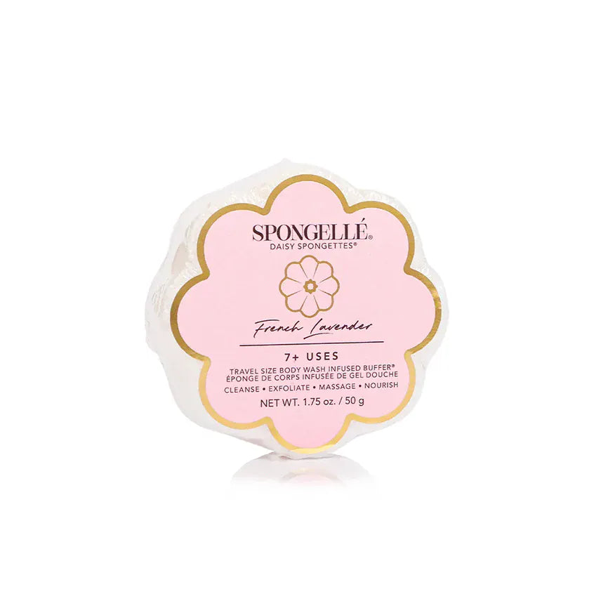 Spongelle Home - Personal Care French Lavender Travel Size Spongette Daisy Collection