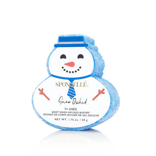 Spongelle Home - Personal Care Snow Orchid Snowman Holiday Buffer 4 Scents