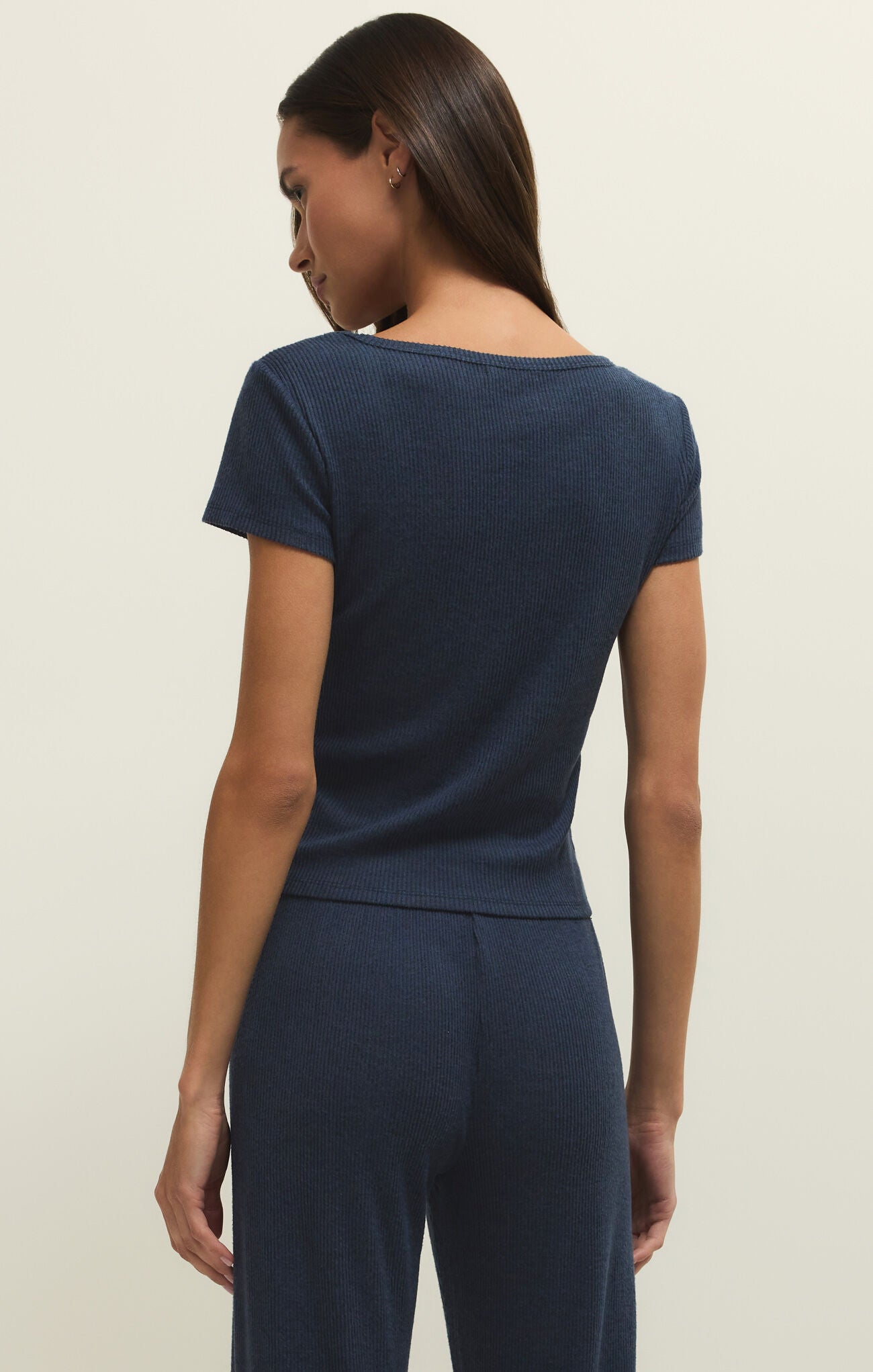 Flower Market Rib Tee Eclipse