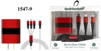 TechTrendz Home - Phone Accessories Red & Black Charging Set