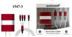 TechTrendz Home - Phone Accessories Red & White Charging Set