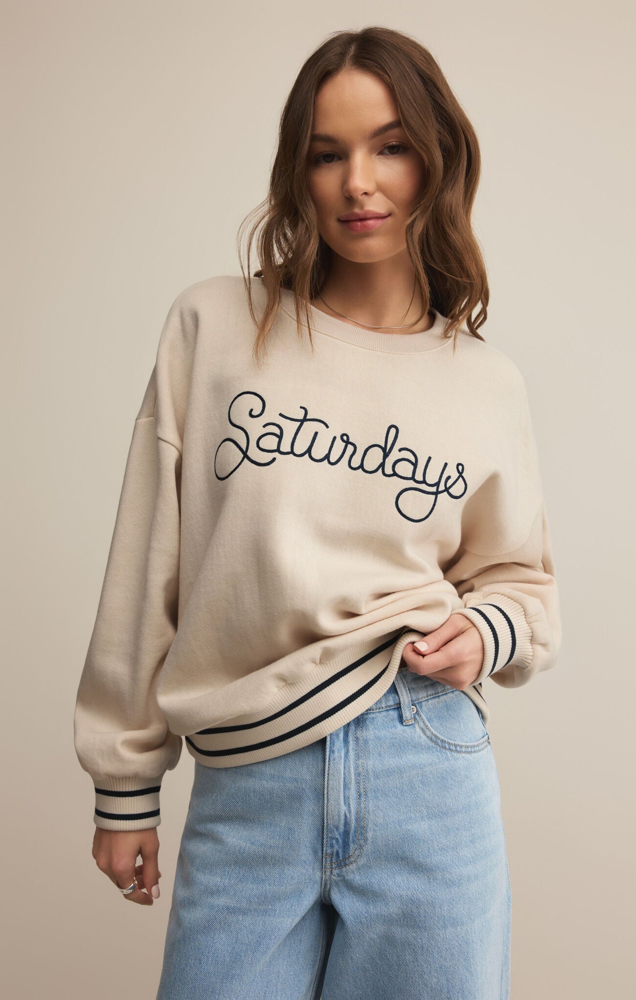 Sale Oversized Saturdays Sweatshirt