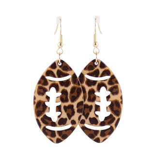 The Royal Standard Jewelry - Earrings Leopard Football Acetate Earrings