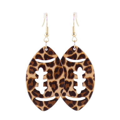The Royal Standard Jewelry - Earrings Leopard Football Acetate Earrings